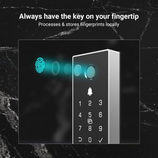 Smart Lock EZVIZ DL03 PRO WiFi Fingerabdruck App Öffnung Alarm integriert