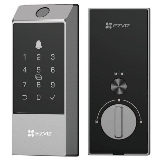 Serrure Intelligente EZVIZ DL04 Pro WiFi Ouverture Empreinte Digitale App Compatible Caméras EZVIZ