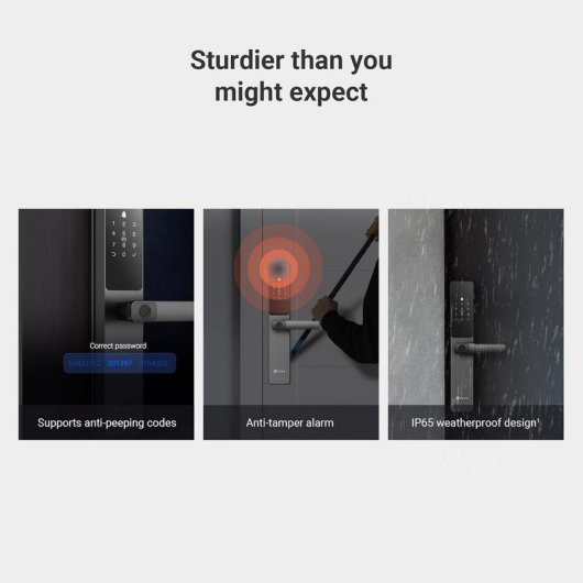 Cerradura inteligente EZVIZ CS-DL05 WiFi Huella dactilar Código pin Apertura remota