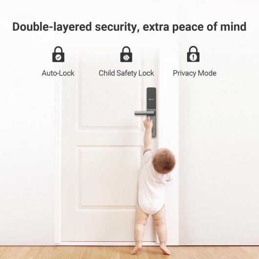 Cerradura inteligente EZVIZ CS-DL05 WiFi Huella dactilar Código pin Apertura remota