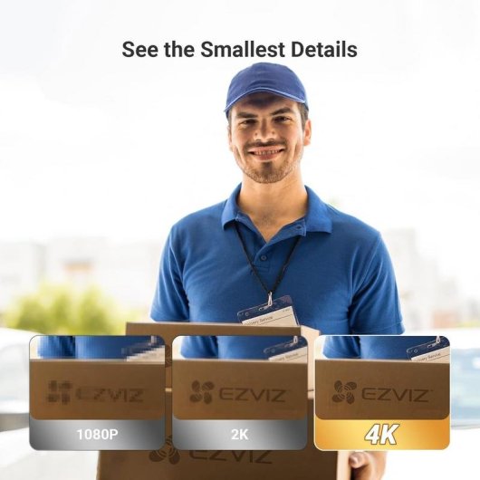 Spioncino Digitale WiFi EZVIZ EP4 GD Schermo 5,5” 155°