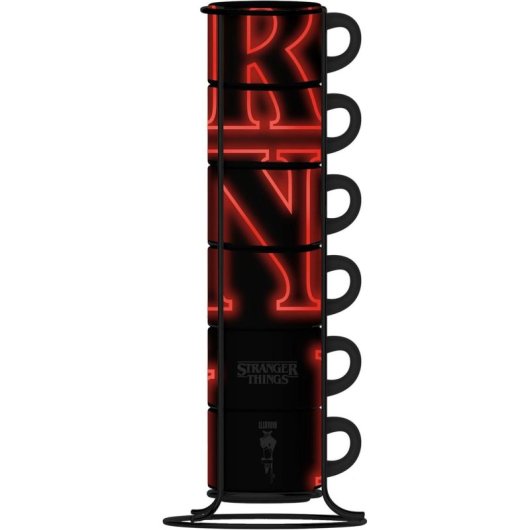 Tazza Bialetti STRTH02P Stranger Things Fluorescente 80 ml