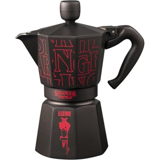 Cafetière italienne Bialetti Moka Express Stranger Things 6 Tasses Pomo musical USB-C