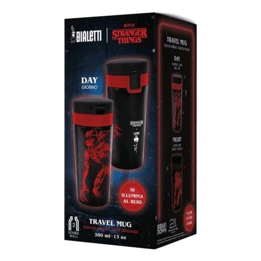 Tasse de voyage Bialetti STRTH04A Stranger Things 380 ml double paroi