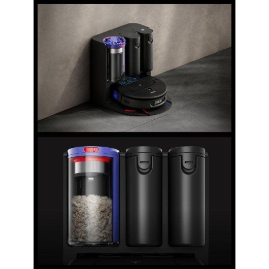 Aspirador Robô com Mopa Dyson Spot+Scrub Ai Navegação IA 18.000 Pa Filtração Avançada