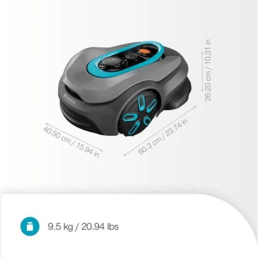 Robot cortacésped Gardena SILENO sense 400 m² sin cables con inteligencia LONA™