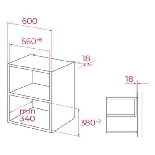 Microondas Teka MSEG 620 SS 20 Litros 800W con Grill 1000W y Control Touch