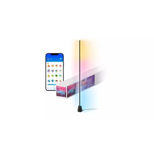 Lampada da terra WiZ Gradient RGBIC Wi-Fi Bluetooth Nero