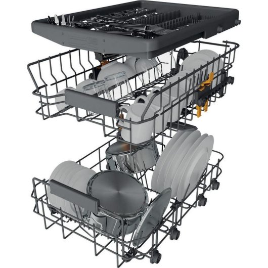 Lavavajillas Whirlpool WH6IC11BS7LA0 11 Servicios Clase C Integrado Slimline 45 cm
