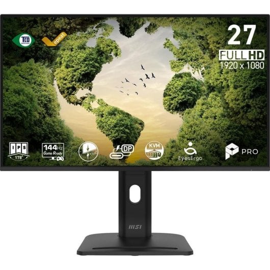 Monitor MSI Pro MP275PHGN 27" FullHD 144Hz IPS Altifalantes Ajuste altura