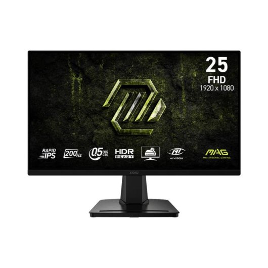 Écran PC MSI MAG 256F E20 24,5" Full HD 200Hz Rapid IPS HDR10 0,5ms