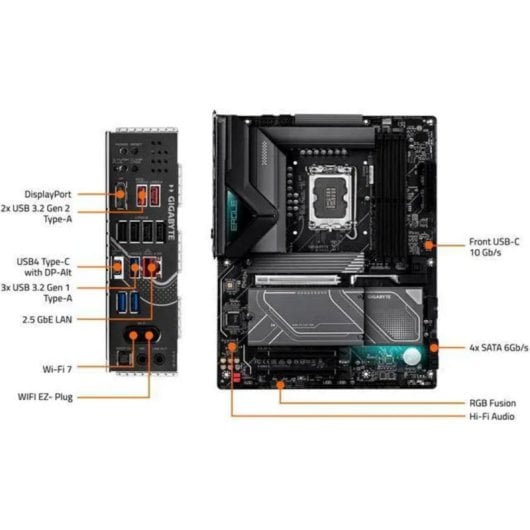 Scheda Madre Gigabyte Z890 EAGLE WIFI7 PLUS Intel Z890 LGA1851 DDR5 ATX WiFi 7 USB4