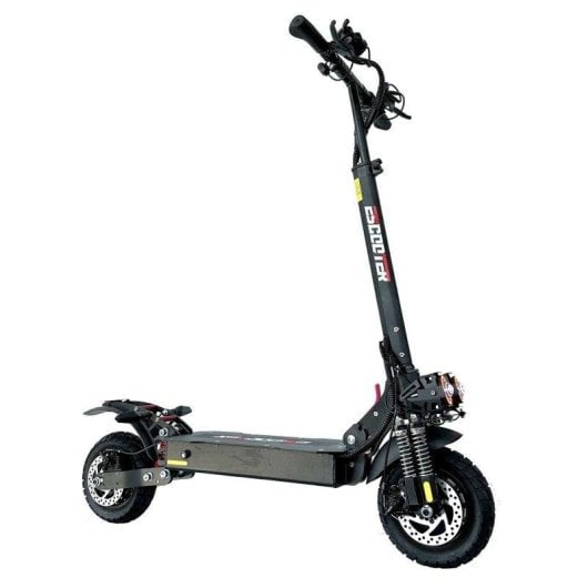 Patinete électrique Emanba X6 1200W x2 Autonomie 70km Pneus 10 pouces Freins disque Noir