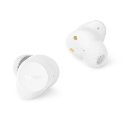 Auriculares Philips TAT1300WT sem fios Bluetooth True Wireless chamadas música brancos