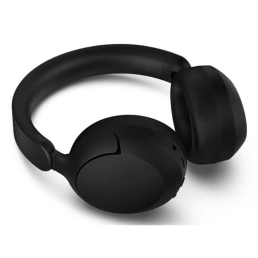 Auricolari Philips TAH6000BK/00 wireless e cablati Bluetooth con Cancellazione Attiva del Rumore, Microfono, ricarica rapida, neri