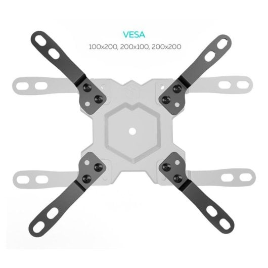 Onkron A2G Adaptador VESA para Suporte Monitor Aço 200x100 a 200x200 Máx 300g