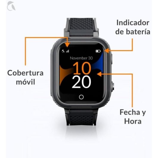 Robin Generation K1 GPS 4G Nano SIM Ecrã Cor Verde Resistente Água SOS Criança