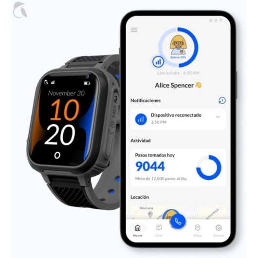 Robin Generation K1 GPS 4G Nano SIM Ecrã Cor Verde Resistente Água SOS Criança