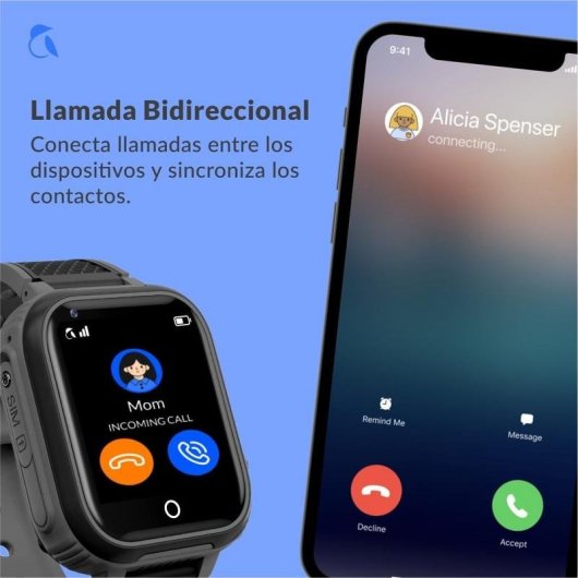 Robin Generation K1 GPS 4G Nano SIM Ecrã Cor Verde Resistente Água SOS Criança