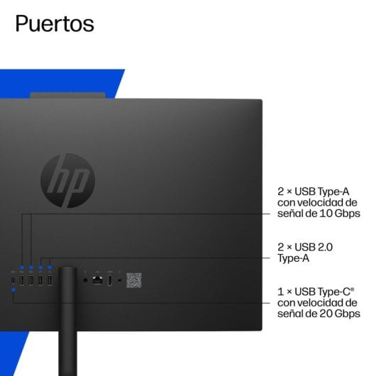 HP OmniStudio 24-cv0005ns AMD Ryzen 3 30 8GB 512GB SSD Radeon 610M 23.8" FreeDOS