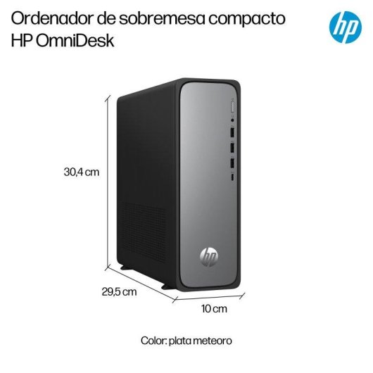 PC fisso HP S03-0023ns Intel Core i3-14100 8GB 512GB SSD UHD Graphics FreeDOS