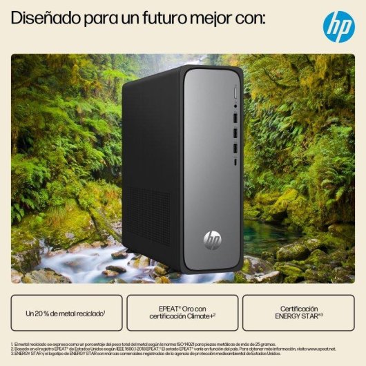 PC fisso HP S03-0023ns Intel Core i3-14100 8GB 512GB SSD UHD Graphics FreeDOS