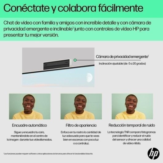 HP 24-cr0172ns Intel Core i5-1335U 16GB 512GB SSD Intel Iris Xe 23.8" Windows 11 Home Blanco