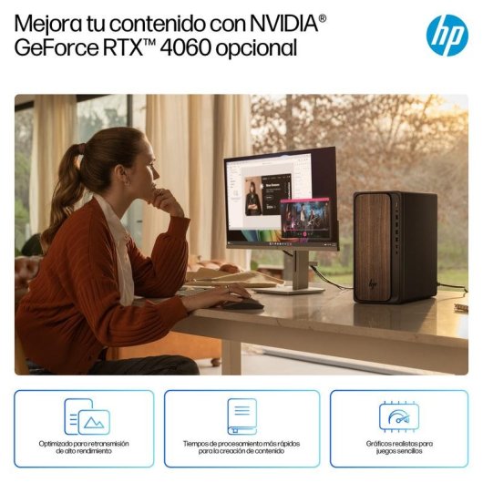 PC de bureau HP OmniDesk M03-0006ns Intel Core Ultra 5 8GB 512GB SSD Intel Graphics FreeDOS WiFi 6E