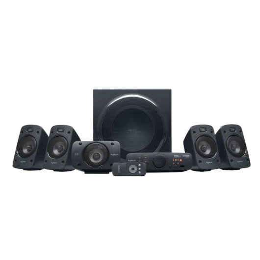Altavoces Logitech 5.1 filaires 500W RMS avec télécommande IR universelle