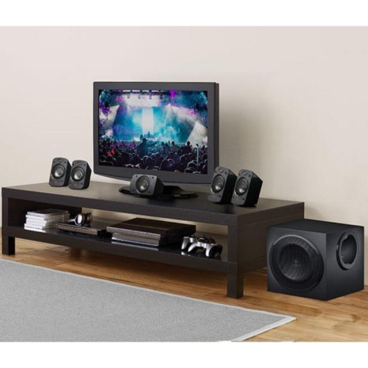 Altavoces Logitech 5.1 filaires 500W RMS avec télécommande IR universelle