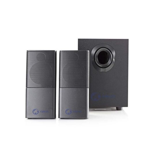 Altavoces Nedis Juegos Estéreo 2.1 Alámbricos 11W con Subwoofer Madera
