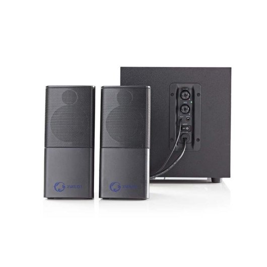 Altavoces Nedis Juegos Estéreo 2.1 Alámbricos 11W con Subwoofer Madera