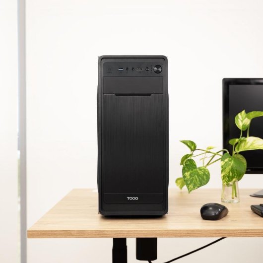 Carcasa de ordenador TooQ PRISMA ULTRA Midi Tower Negro Fuente 500W