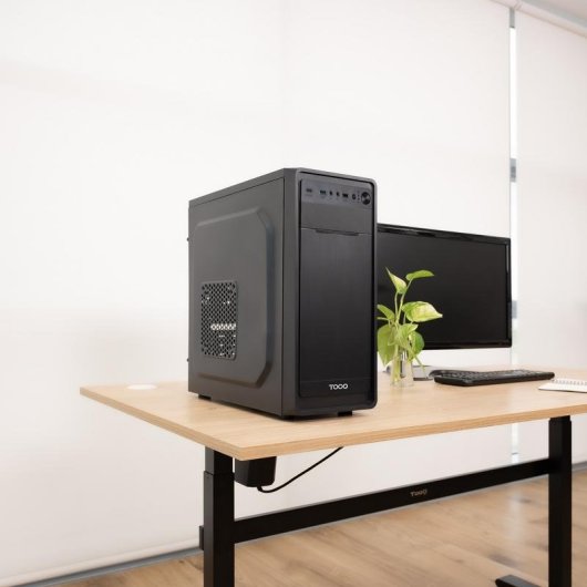 Carcasa de ordenador TooQ PRISMA ULTRA Midi Tower Negro Fuente 500W