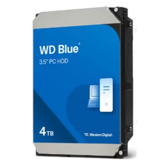 Festplatte WD Blue 4TB HDD 5400rpm SATA III 128MB 3.5 Zoll