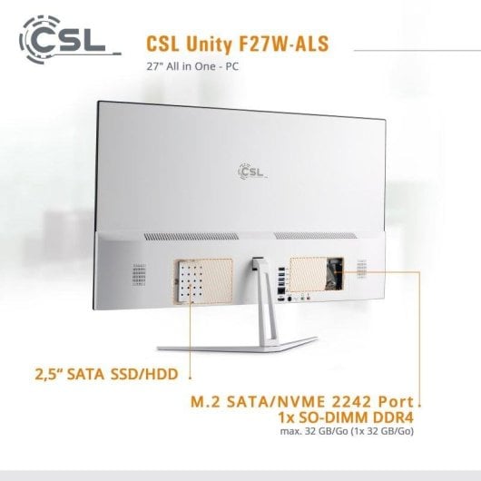 All-in-One PC CSL Unity F27W-ALS Intel N200 16GB 1000GB SSD UHD 27" Windows 11 Pro