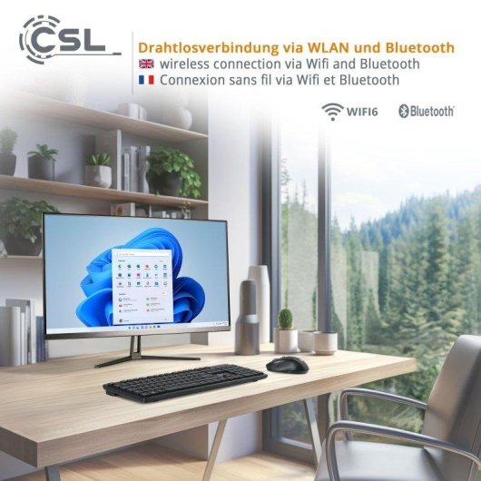 CSL Unity F27-ALS Intel N200 32GB 256GB SSD Intel UHD 27" Windows 11 Home All-in-One
