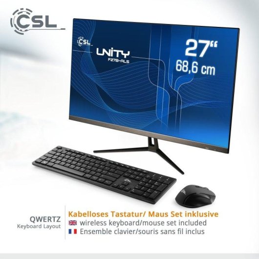 CSL Unity F27-ALS Intel N200 32GB 512GB SSD Intel UHD 27" Windows 11 Home All-in-One