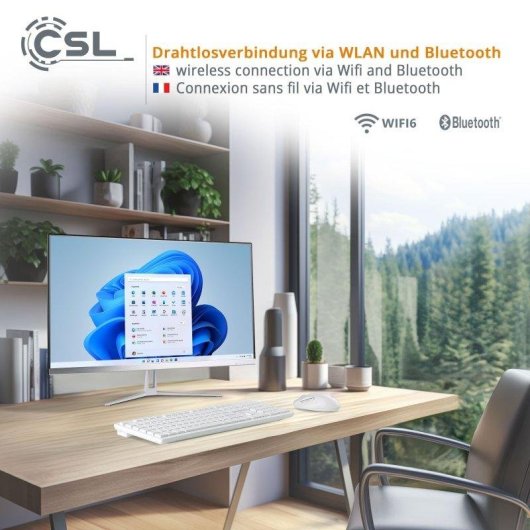 CSL Unity F27-ALS Intel N200 32GB 2000GB SSD Intel UHD 27" Windows 11 Home All-in-One