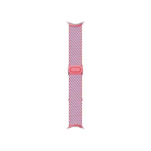 Pulseira Google Pixel Watch 3 45mm Fibra de Algodão Prata Coral