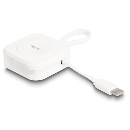 Cargador inalámbrico Delock 83023 para smartwatch USB interior blanco