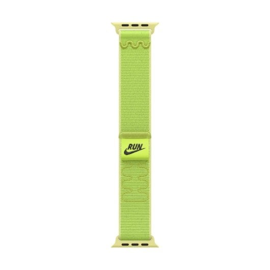 Cinturino Apple Nike Sport Loop Giallo 44-49mm Riflettente Regolabile