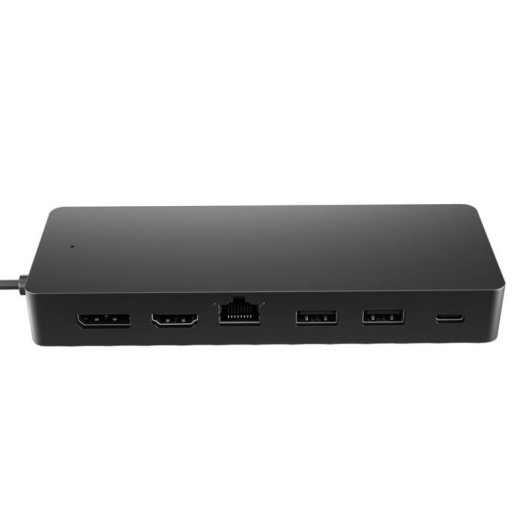 Hub HP 7 Ports 10 100 1000 Mbps USB 3.2 Gen 2 USB-C 65W Schwarz