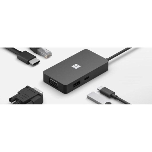 Adaptateur Multiportes USB-C Microsoft Surface Travel Hub HDMI Ethernet USB-A