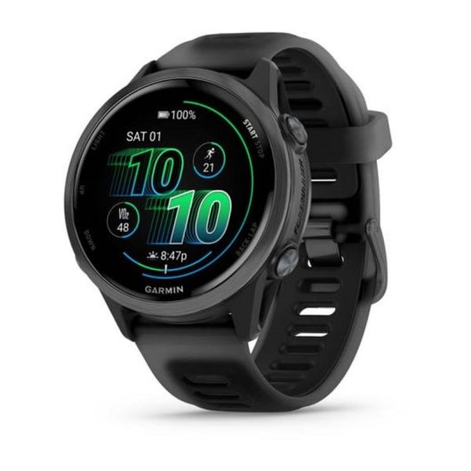 Garmin Forerunner 570 GPS Bluetooth 42mm AMOLED Preto M 5ATM SpO2 Pulsómetro