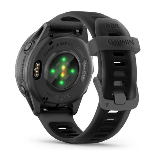 Garmin Forerunner 570 GPS Bluetooth 42mm AMOLED Preto M 5ATM SpO2 Pulsómetro