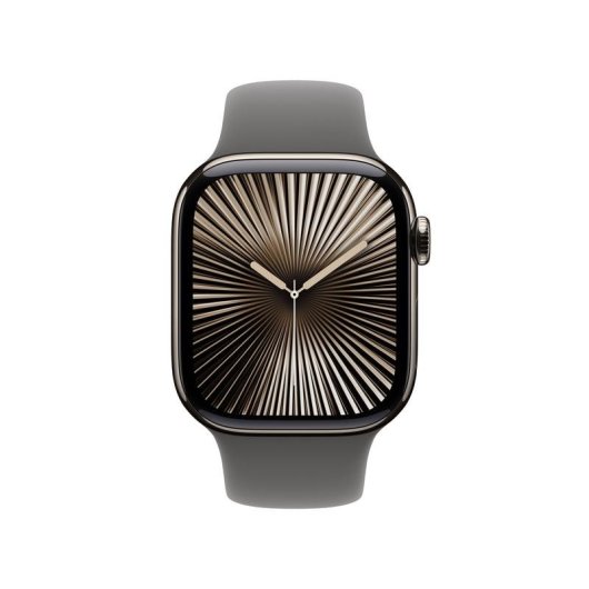 Apple Watch Series 10 GPS 4G OLED 42mm Titane Gris M/L IP6X Pulsomètre Sommeil SOS