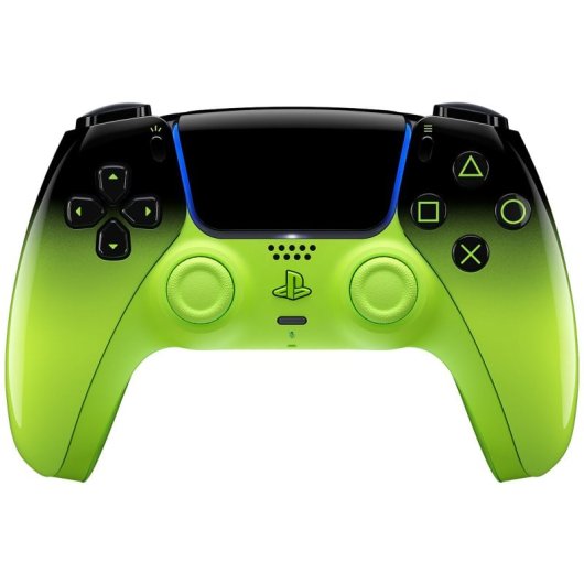 Mando PlayStation 5 SONY DualSense HyperPop Collection Inalámbrico Remix Green +  Indeca Controller PREMIUM PACK Cargador y Accesorios para PS5 USB-C Negro