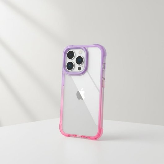 Funda Bumper Reforzada Degradada Para Iphone 15 Pro Max