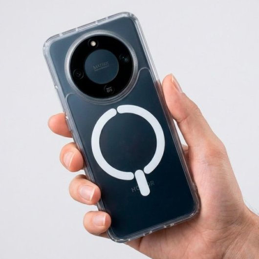 Funda Transparente Logo Compatible Con Magsafe Para Honor Magic8 Lite